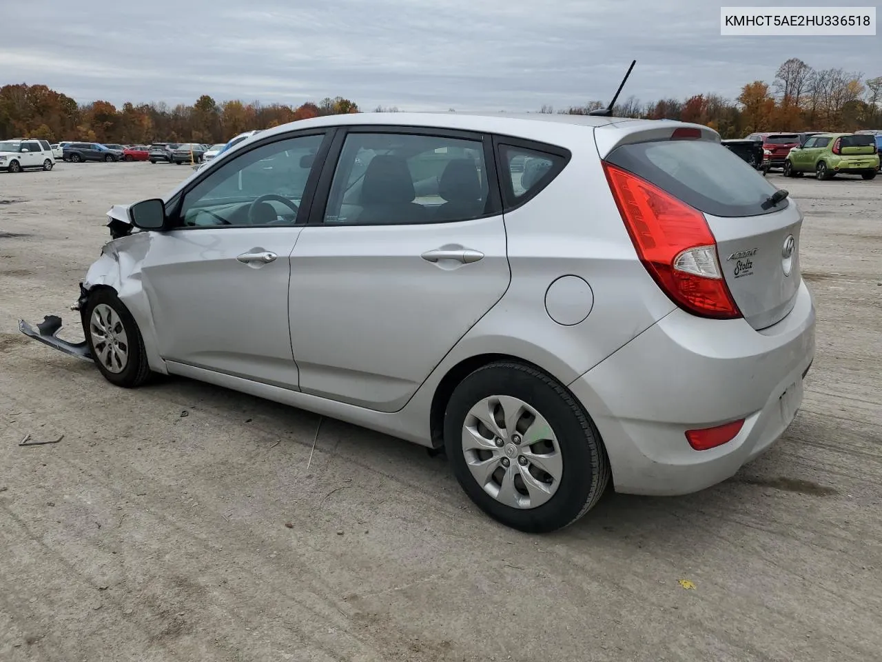 2017 Hyundai Accent Se VIN: KMHCT5AE2HU336518 Lot: 77840424