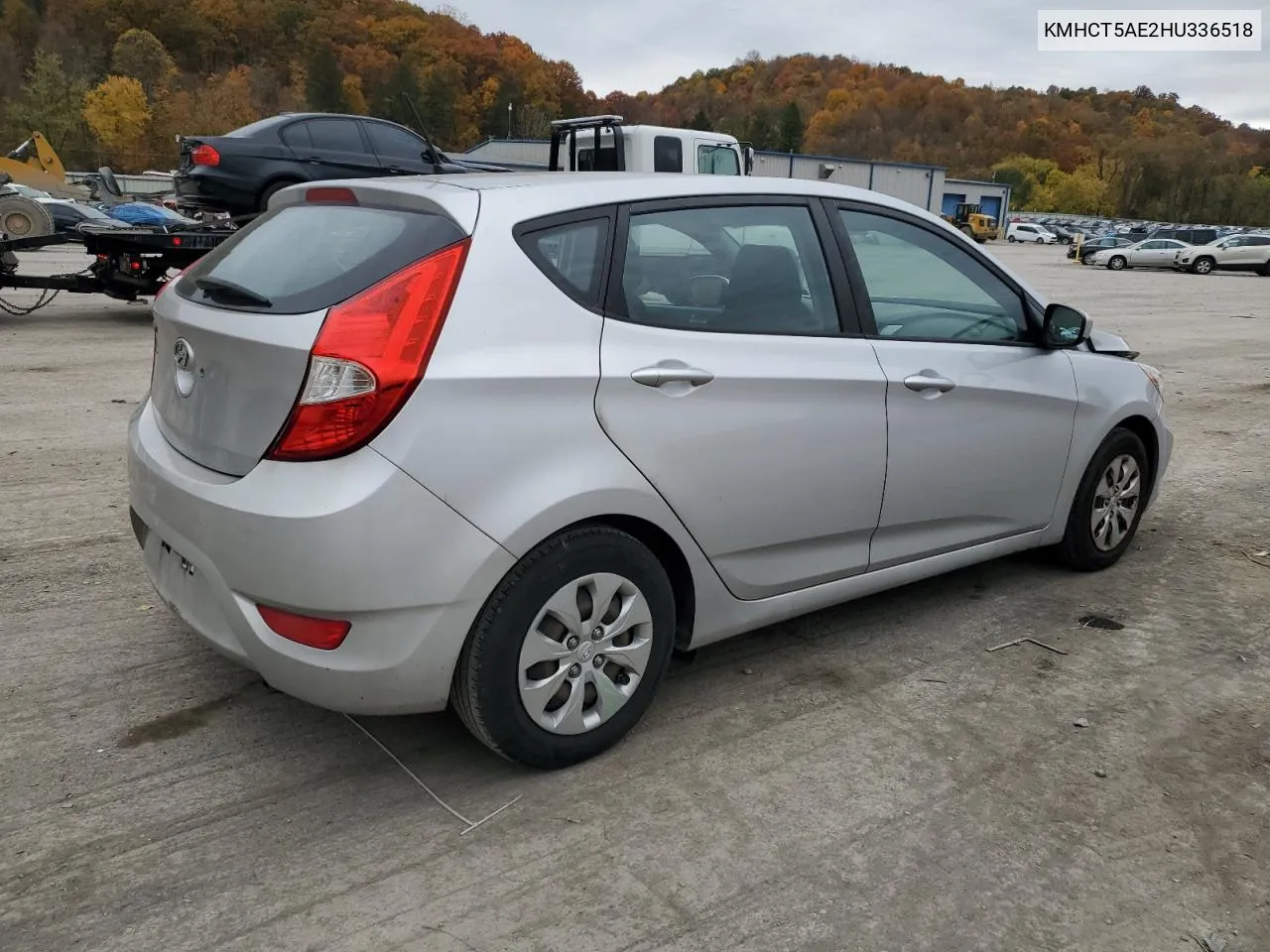 2017 Hyundai Accent Se VIN: KMHCT5AE2HU336518 Lot: 77840424