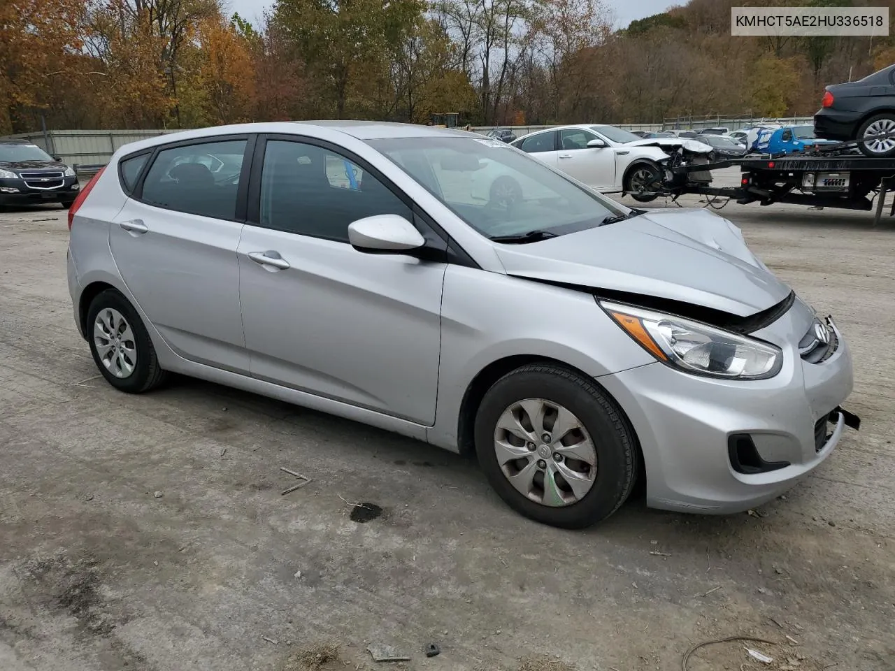 2017 Hyundai Accent Se VIN: KMHCT5AE2HU336518 Lot: 77840424