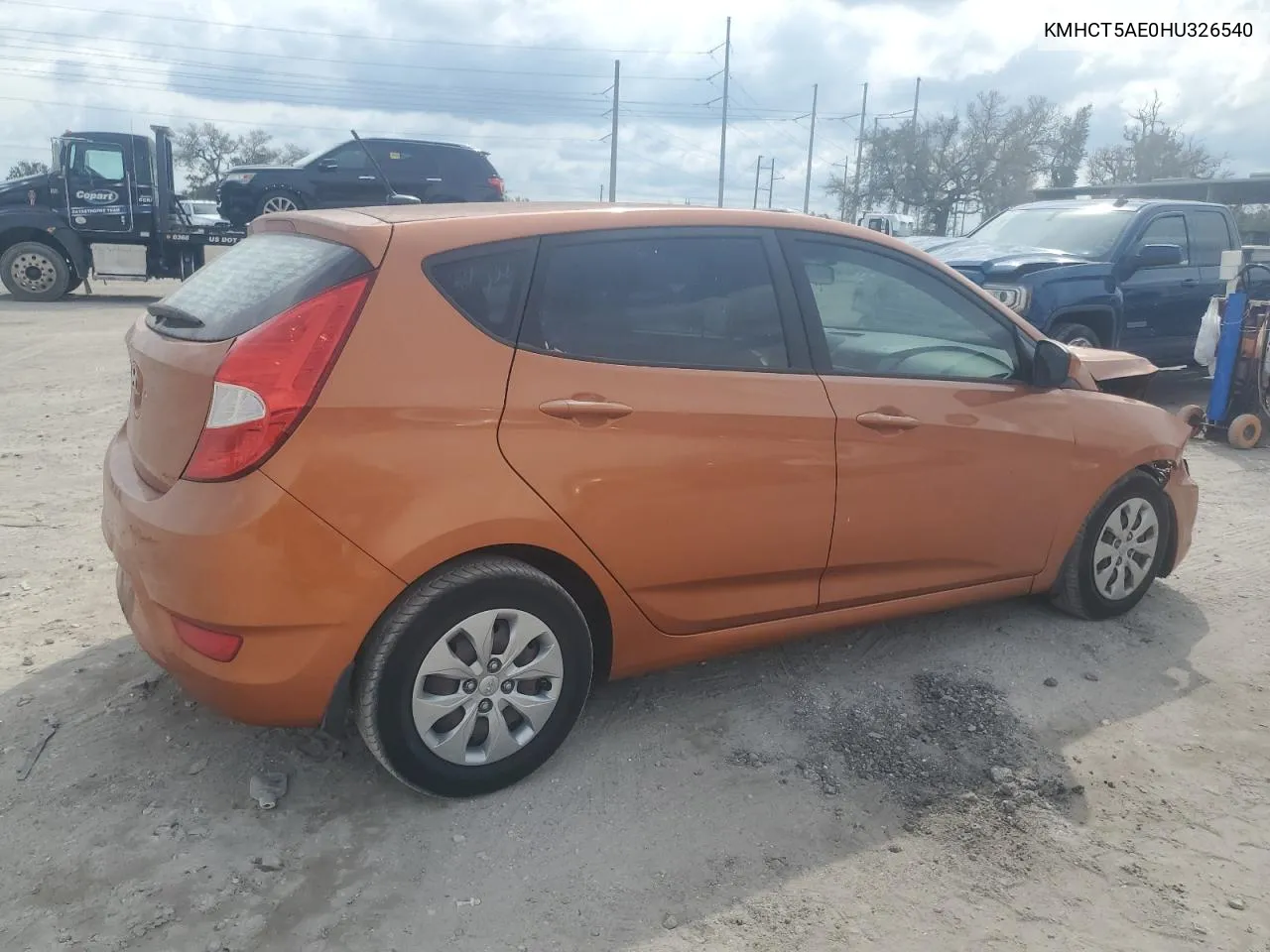 2017 Hyundai Accent Se VIN: KMHCT5AE0HU326540 Lot: 77965374