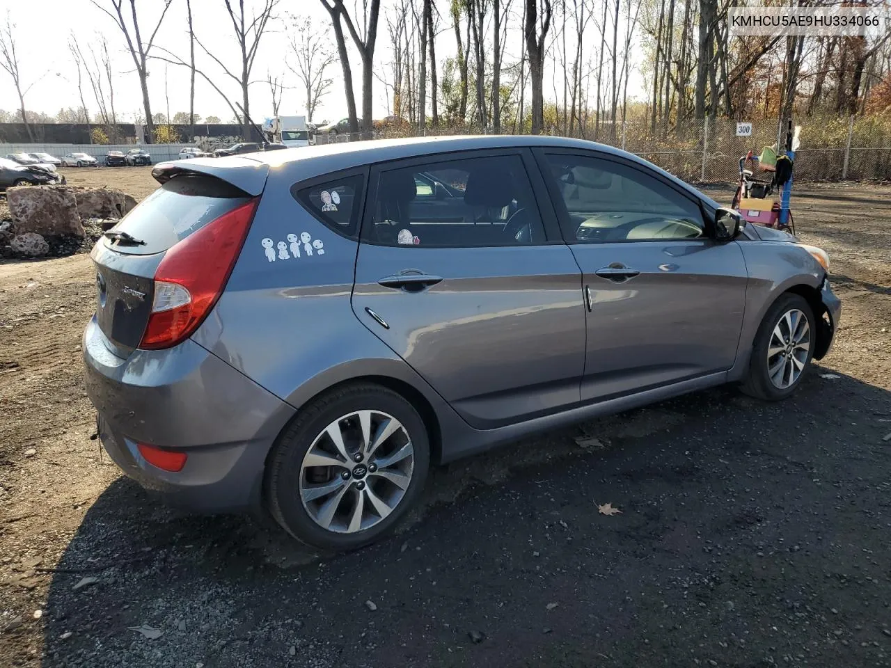 2017 Hyundai Accent Sport VIN: KMHCU5AE9HU334066 Lot: 78064144