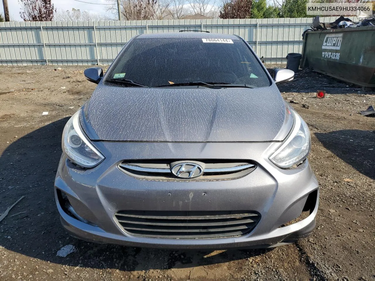 KMHCU5AE9HU334066 2017 Hyundai Accent Sport