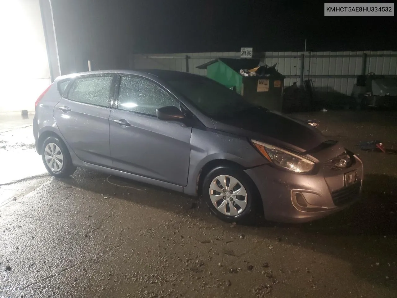 2017 Hyundai Accent Se VIN: KMHCT5AE8HU334532 Lot: 78754434