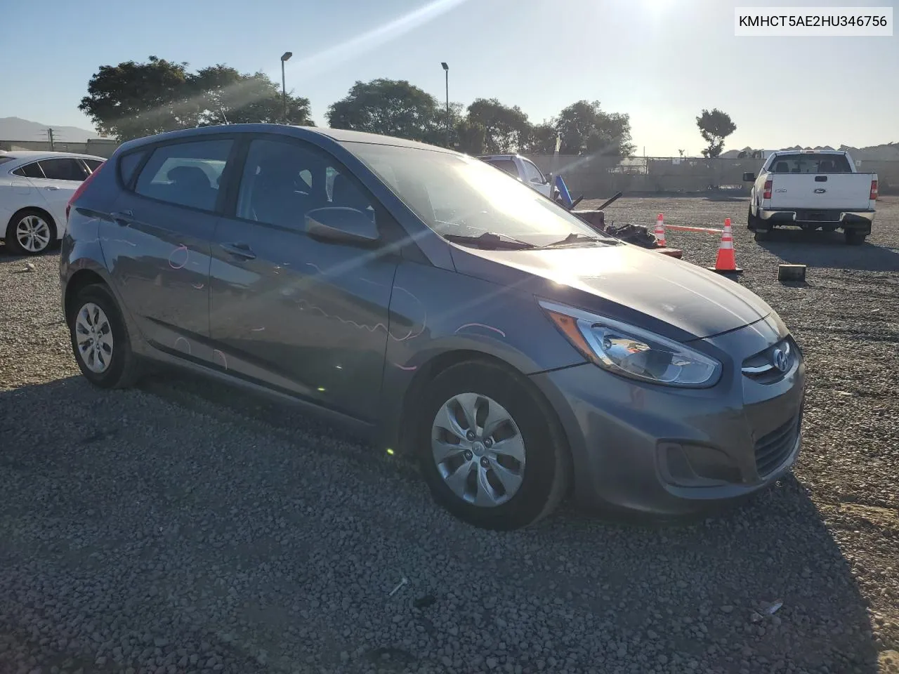 2017 Hyundai Accent Se VIN: KMHCT5AE2HU346756 Lot: 79117884