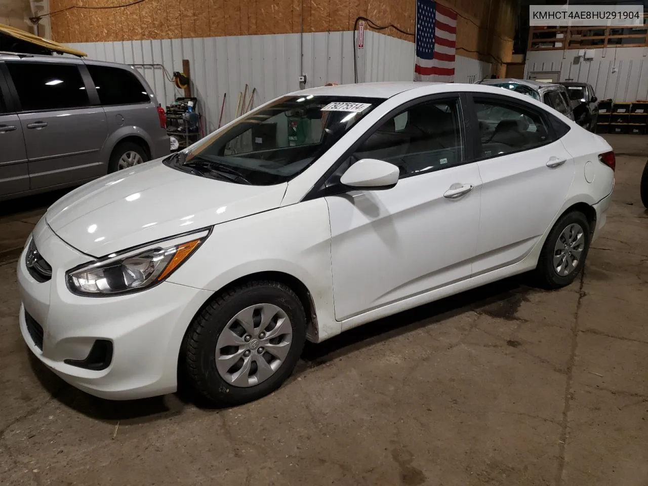 2017 Hyundai Accent Se VIN: KMHCT4AE8HU291904 Lot: 79275514