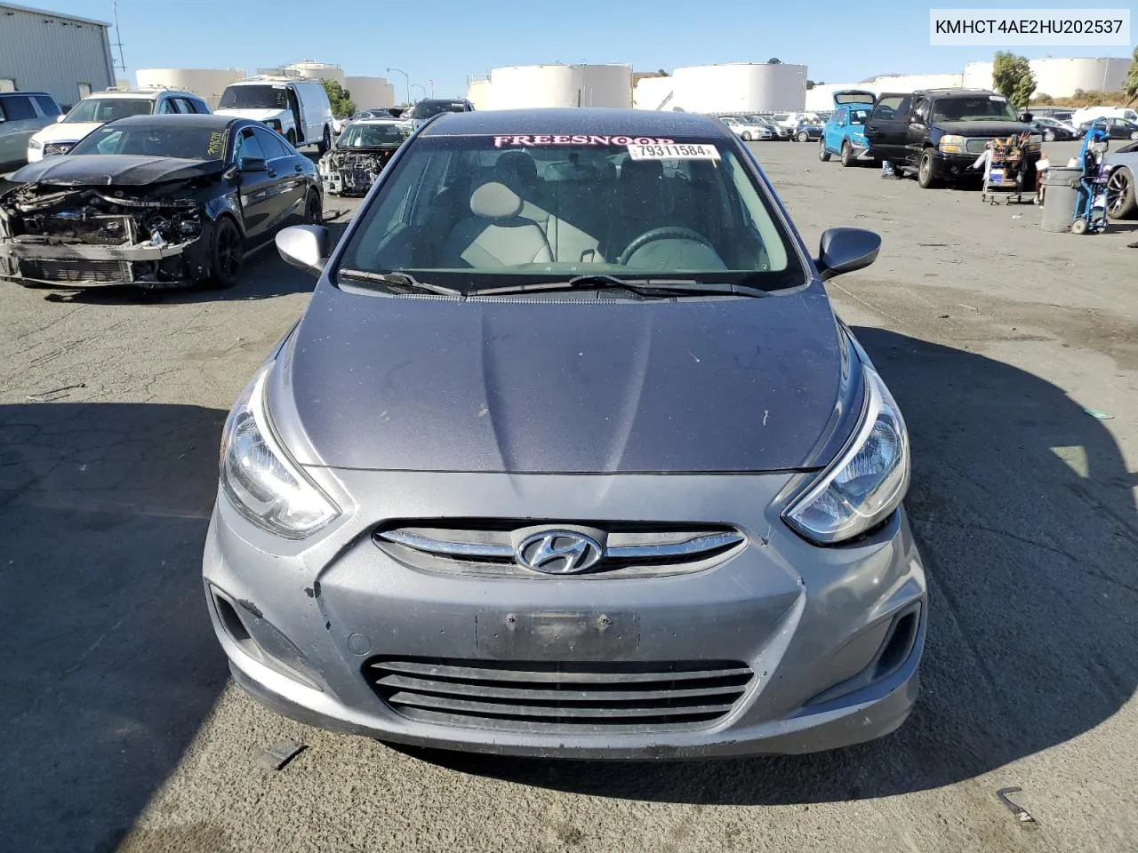 2017 Hyundai Accent Se VIN: KMHCT4AE2HU202537 Lot: 79311584