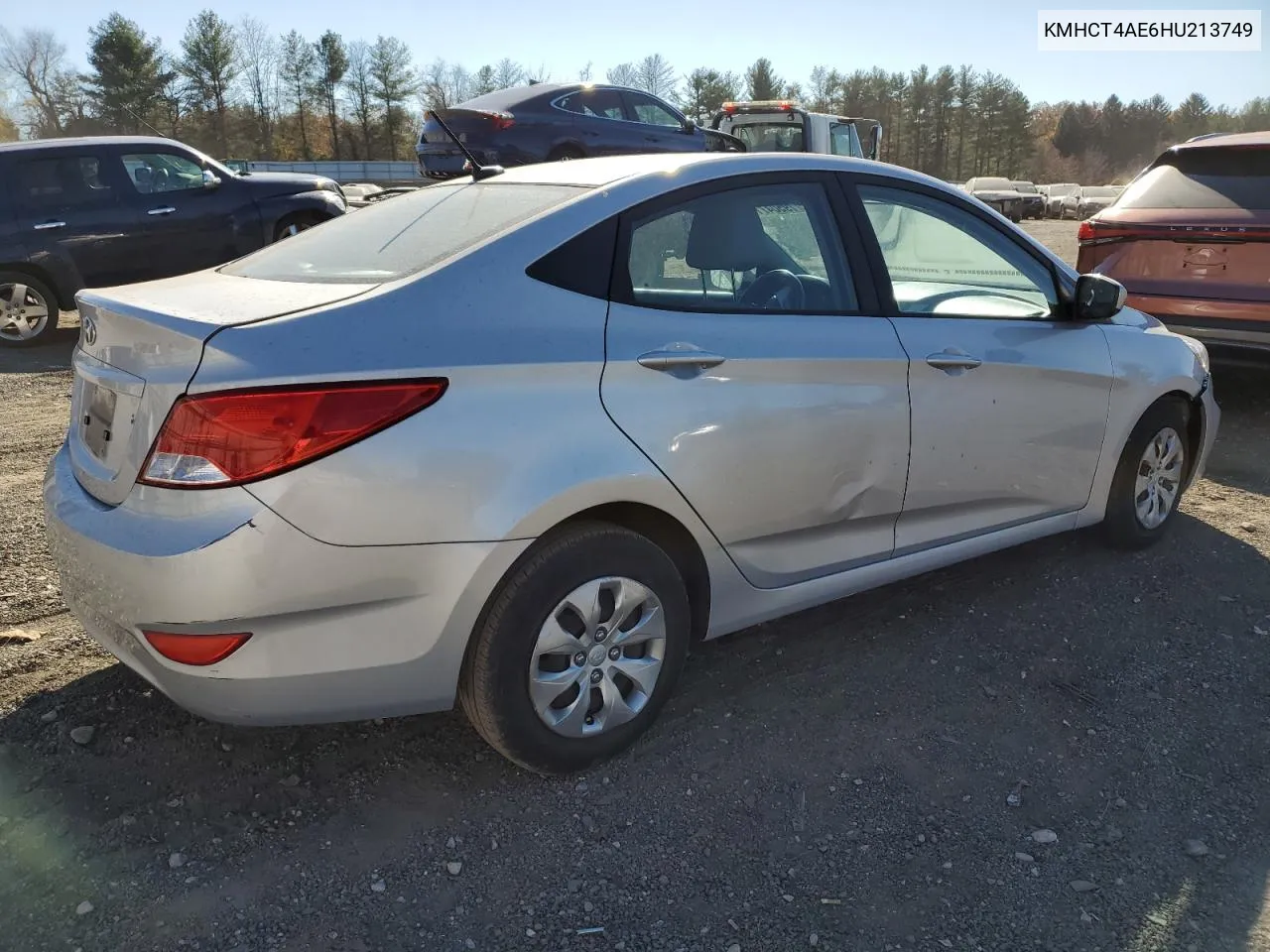 2017 Hyundai Accent Se VIN: KMHCT4AE6HU213749 Lot: 79504714