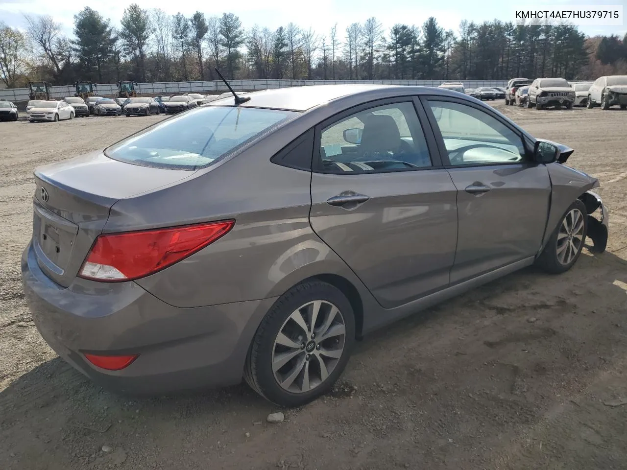 2017 Hyundai Accent Se VIN: KMHCT4AE7HU379715 Lot: 79647604