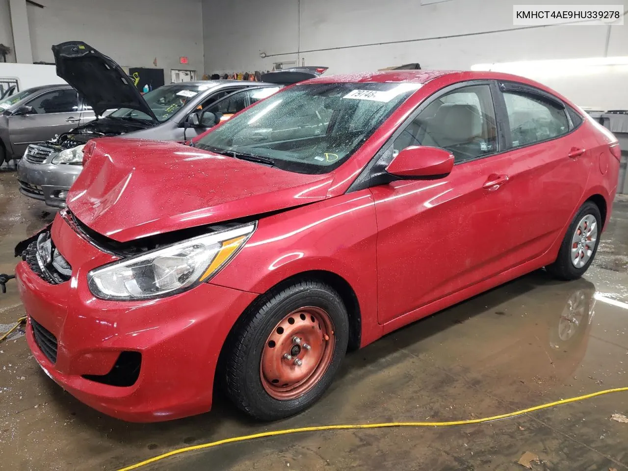 2017 Hyundai Accent Se VIN: KMHCT4AE9HU339278 Lot: 79748404