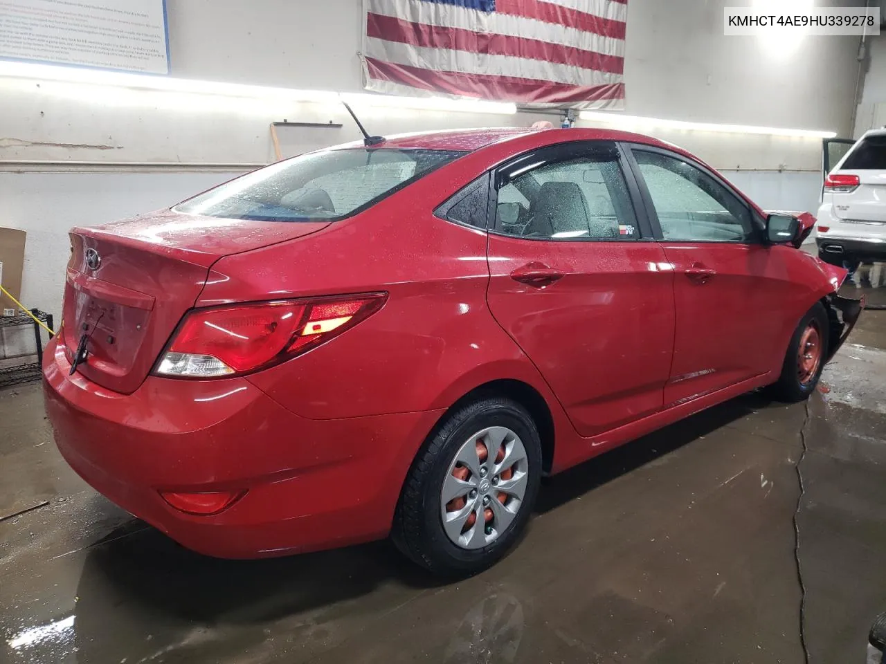 2017 Hyundai Accent Se VIN: KMHCT4AE9HU339278 Lot: 79748404