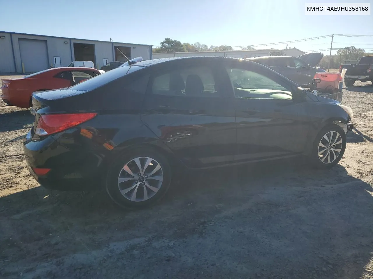 2017 Hyundai Accent Se VIN: KMHCT4AE9HU358168 Lot: 80137194