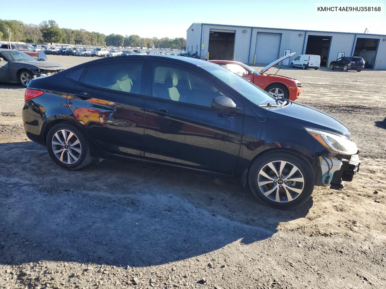 2017 Hyundai Accent Se VIN: KMHCT4AE9HU358168 Lot: 80137194