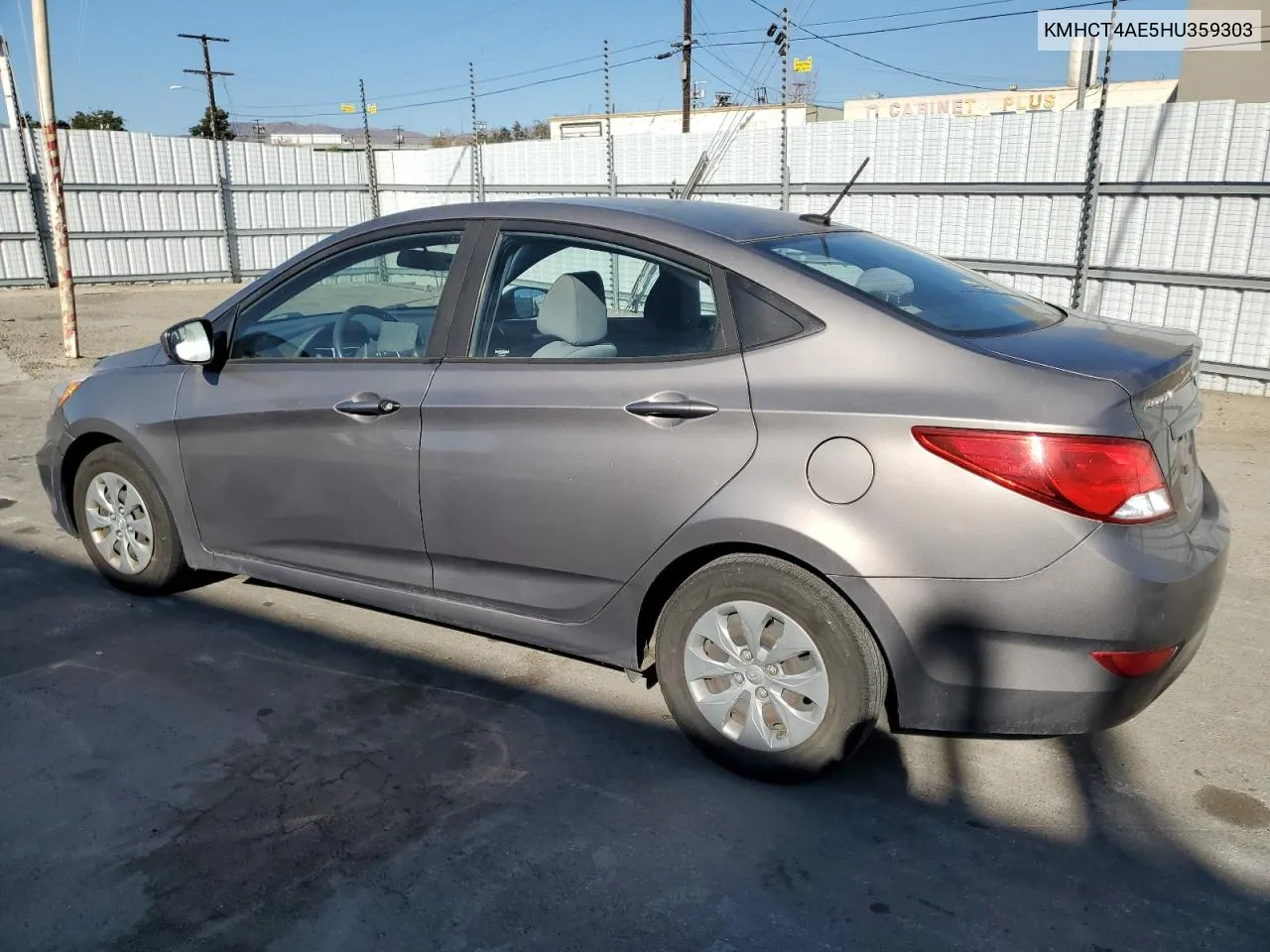 2017 Hyundai Accent Se VIN: KMHCT4AE5HU359303 Lot: 80375264