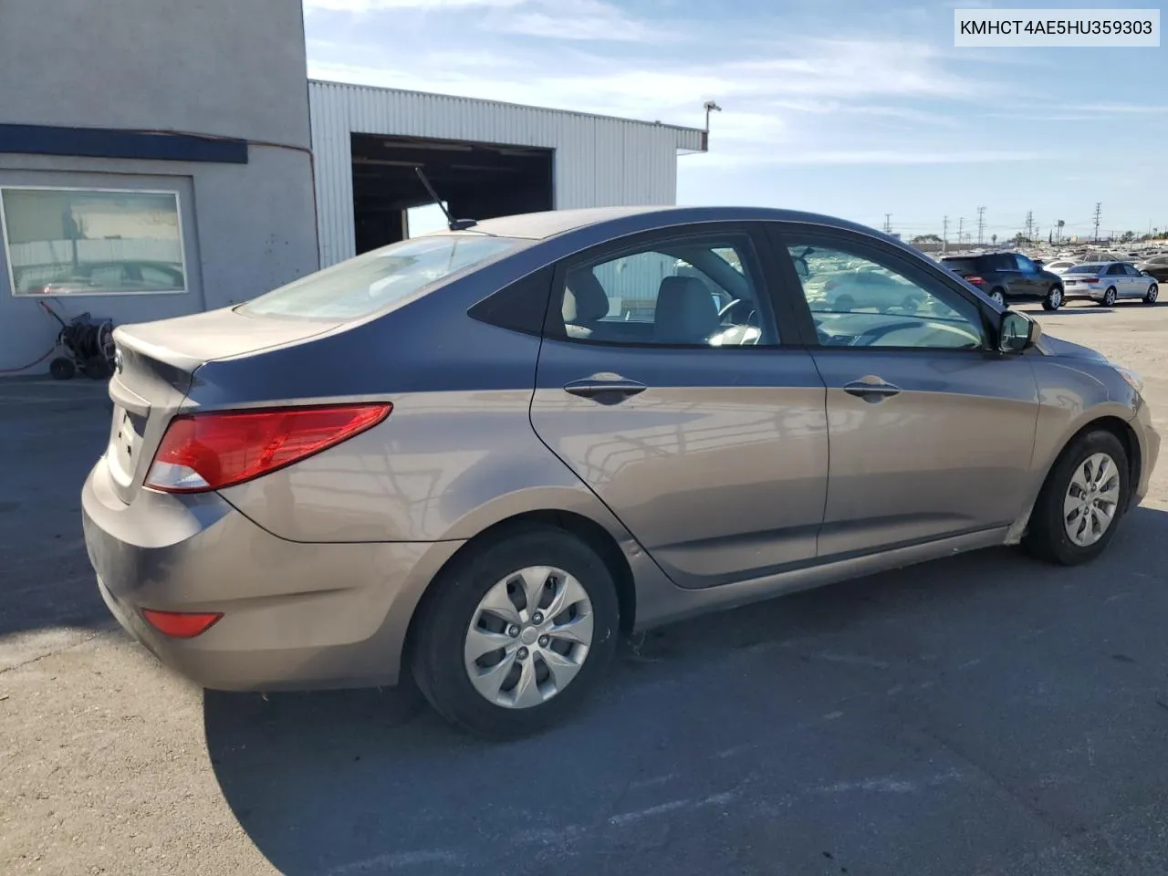 2017 Hyundai Accent Se VIN: KMHCT4AE5HU359303 Lot: 80375264