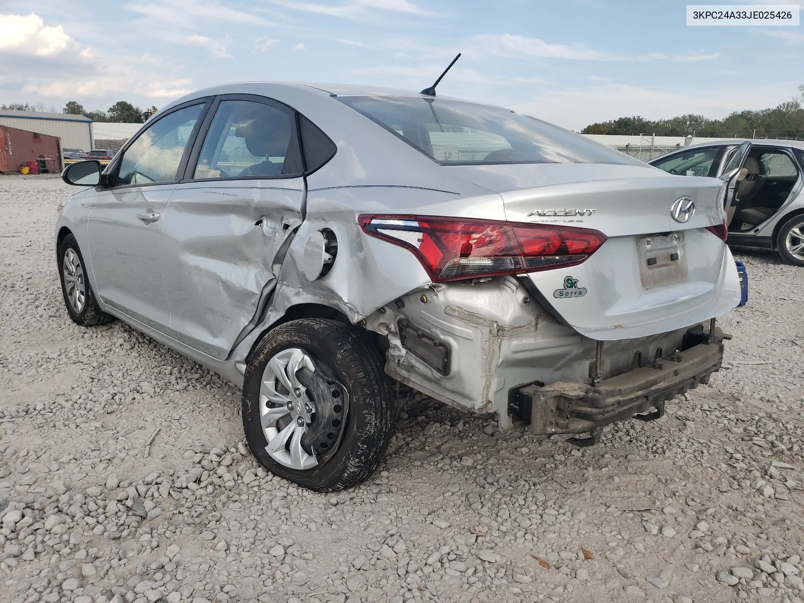 2018 Hyundai Accent Se VIN: 3KPC24A33JE025426 Lot: 64967354