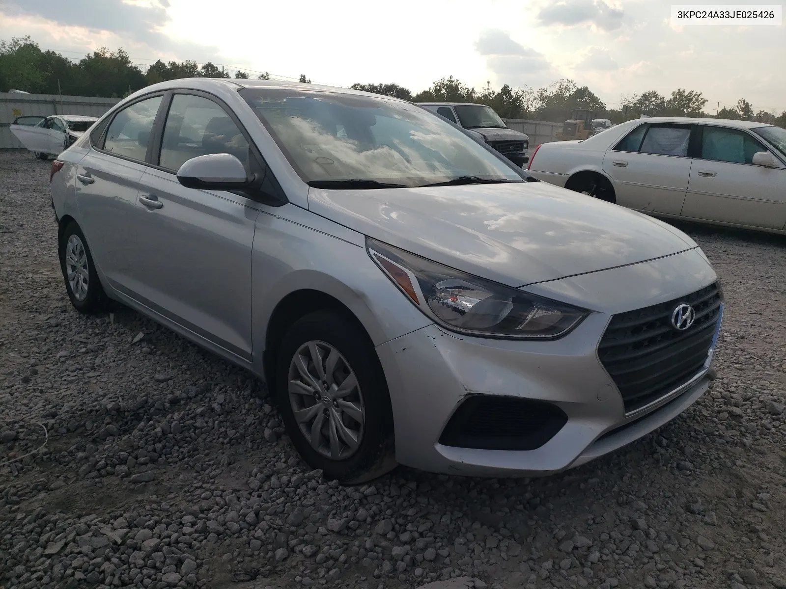 2018 Hyundai Accent Se VIN: 3KPC24A33JE025426 Lot: 64967354