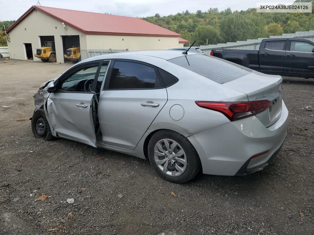 2018 Hyundai Accent Se VIN: 3KPC24A38JE024126 Lot: 72128844