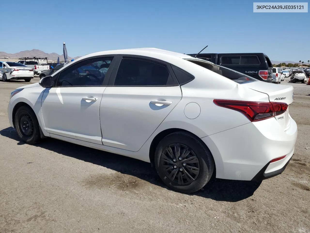 2018 Hyundai Accent Se VIN: 3KPC24A39JE035121 Lot: 72989724