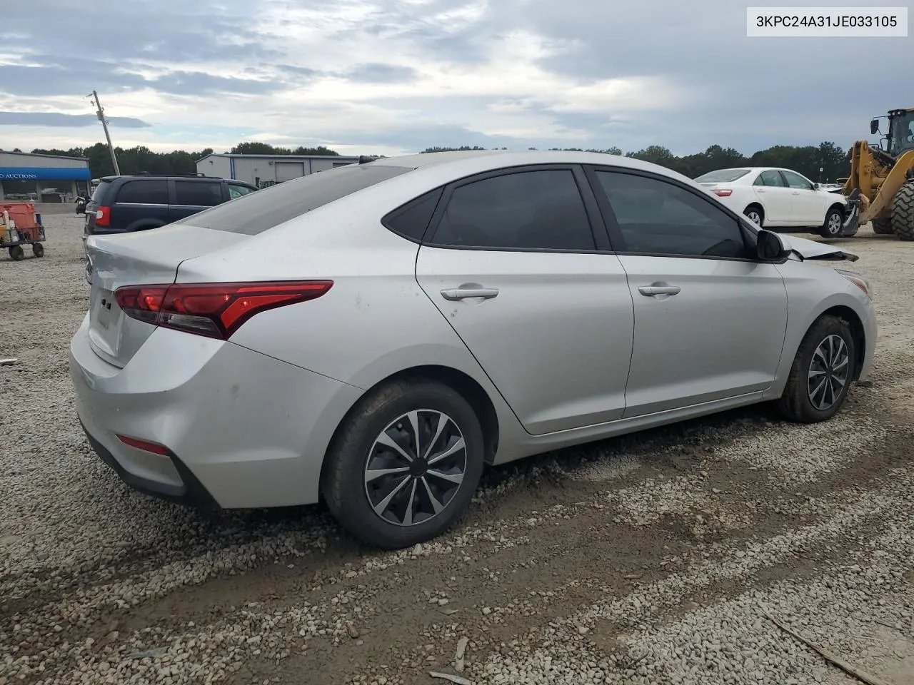 2018 Hyundai Accent Se VIN: 3KPC24A31JE033105 Lot: 73231724