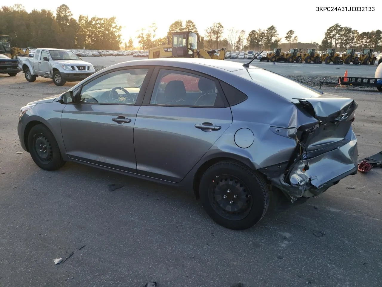 2018 Hyundai Accent Se VIN: 3KPC24A31JE032133 Lot: 74708954