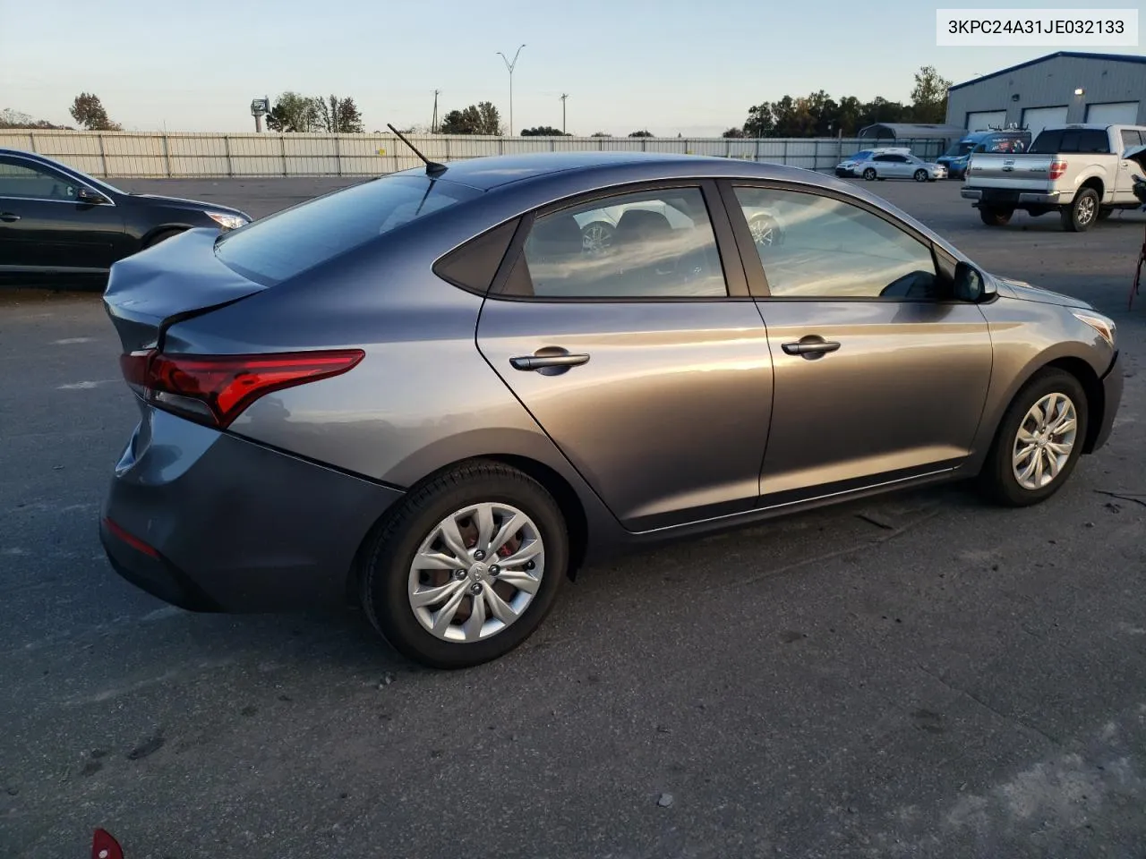 2018 Hyundai Accent Se VIN: 3KPC24A31JE032133 Lot: 74708954