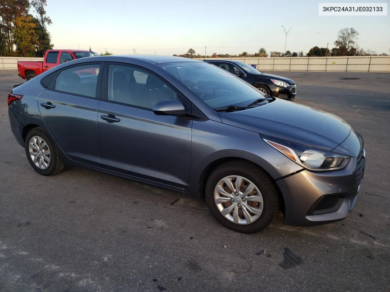 2018 Hyundai Accent Se VIN: 3KPC24A31JE032133 Lot: 74708954