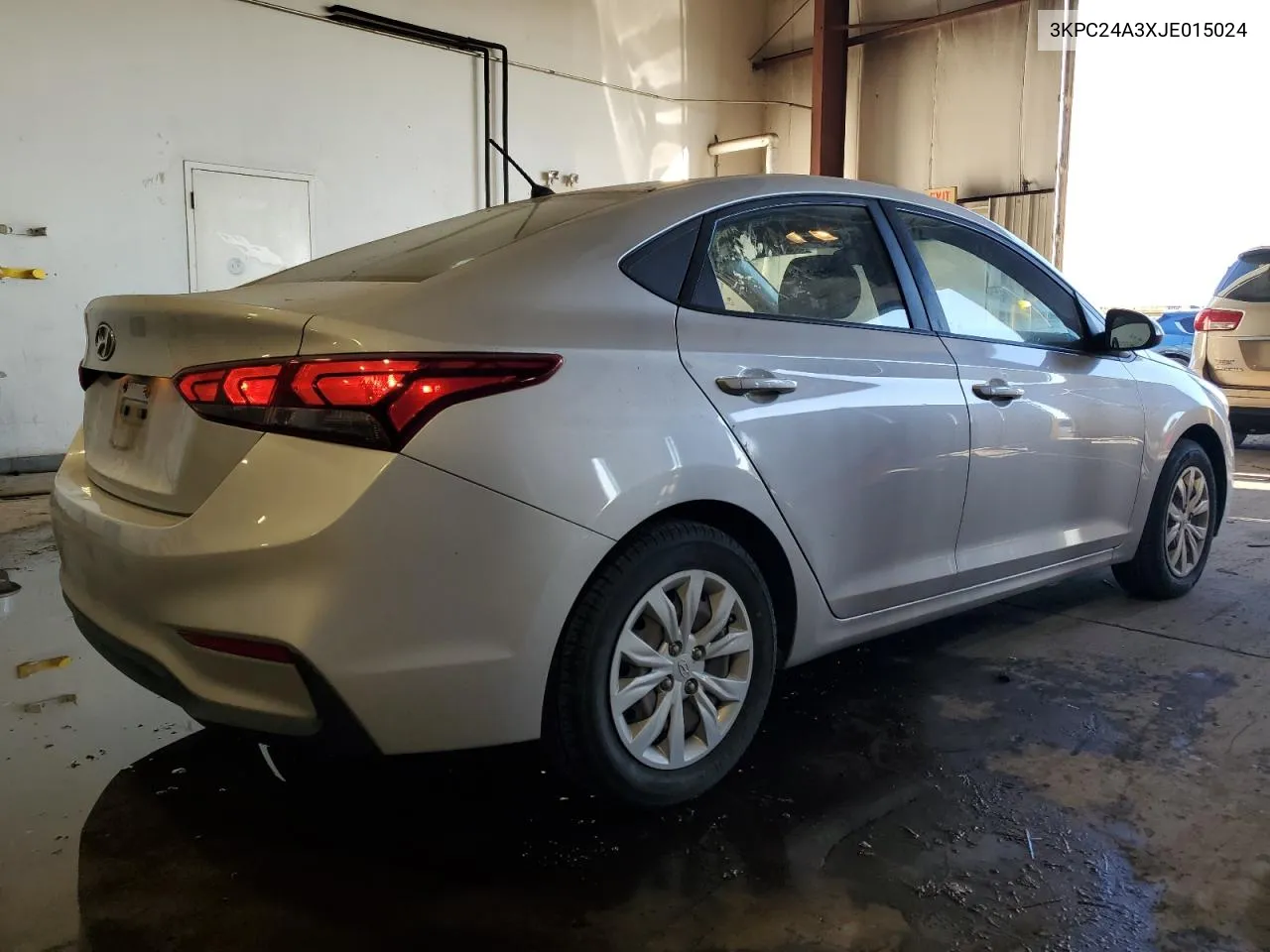 2018 Hyundai Accent Se VIN: 3KPC24A3XJE015024 Lot: 75724674