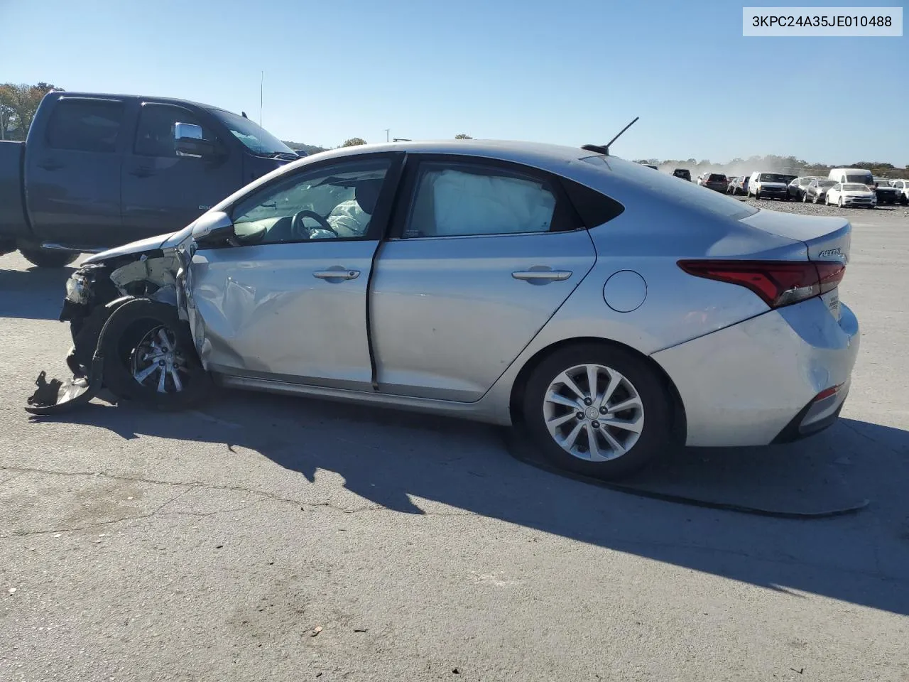 2018 Hyundai Accent Se VIN: 3KPC24A35JE010488 Lot: 76393974