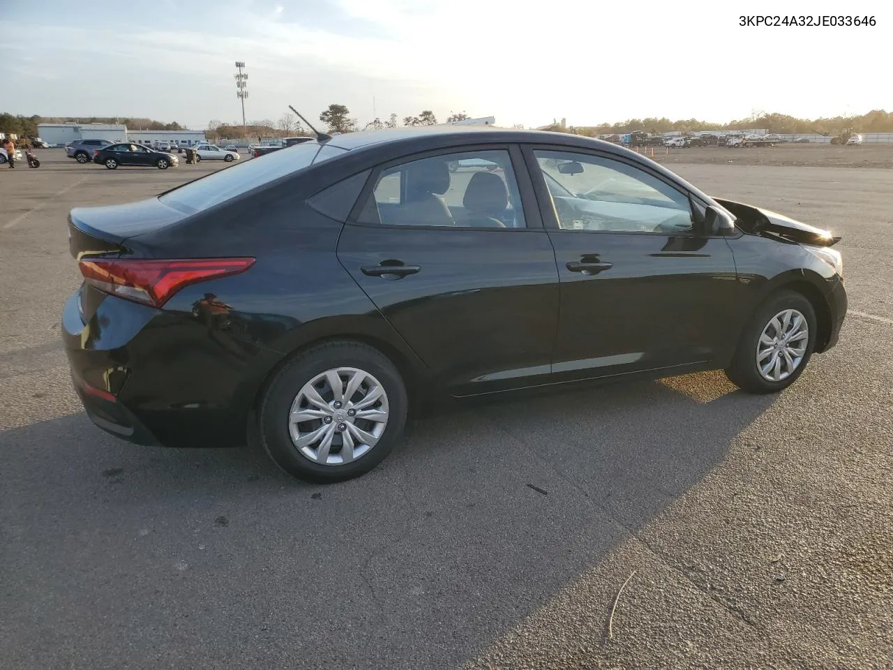 2018 Hyundai Accent Se VIN: 3KPC24A32JE033646 Lot: 78447854