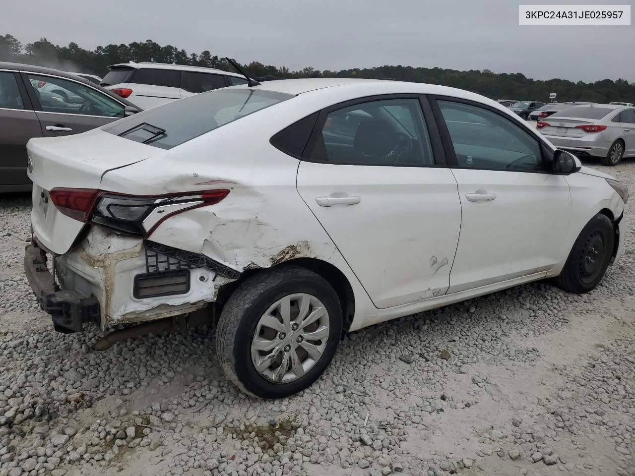 2018 Hyundai Accent Se VIN: 3KPC24A31JE025957 Lot: 79005874