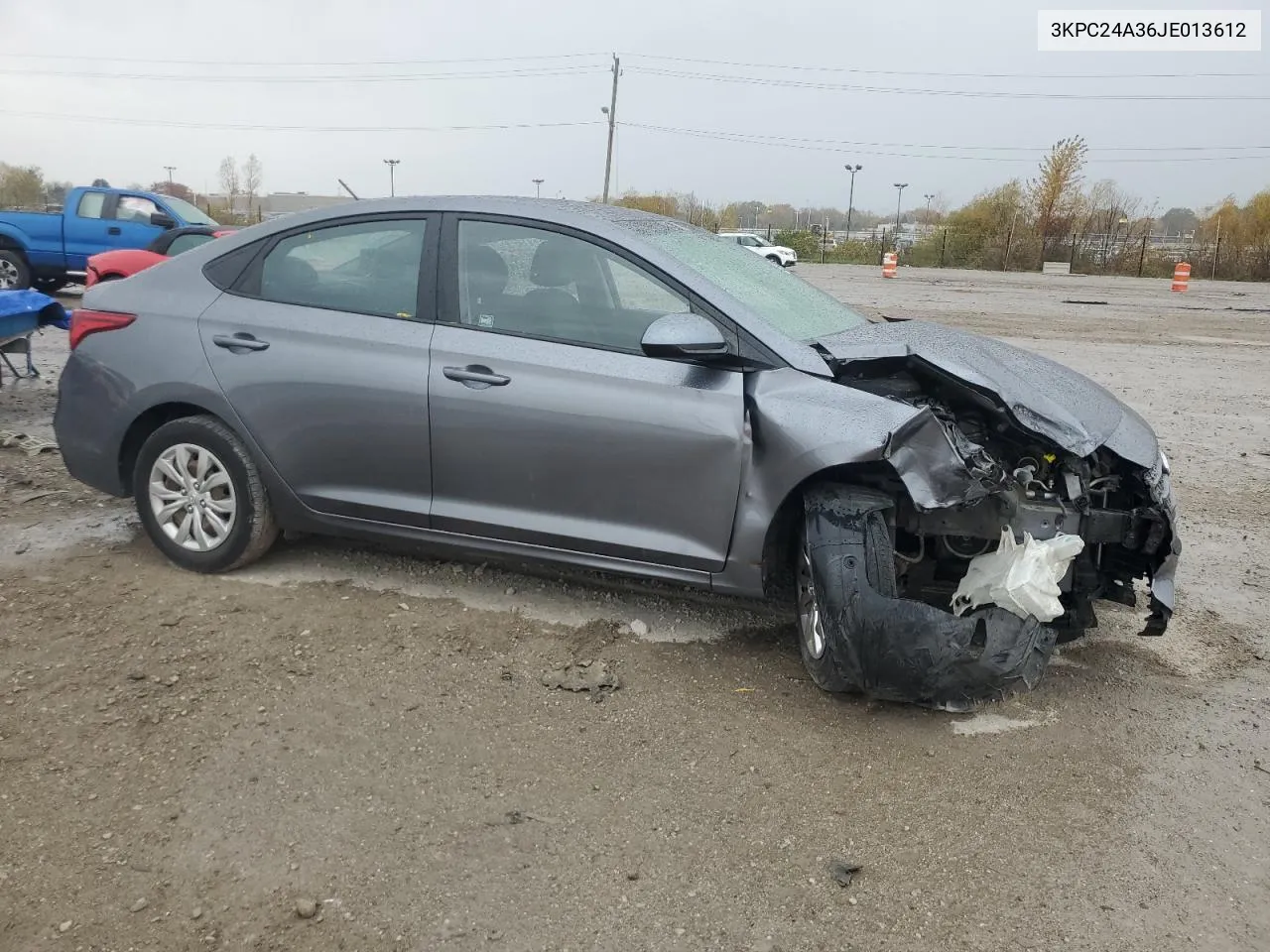 2018 Hyundai Accent Se VIN: 3KPC24A36JE013612 Lot: 79119354