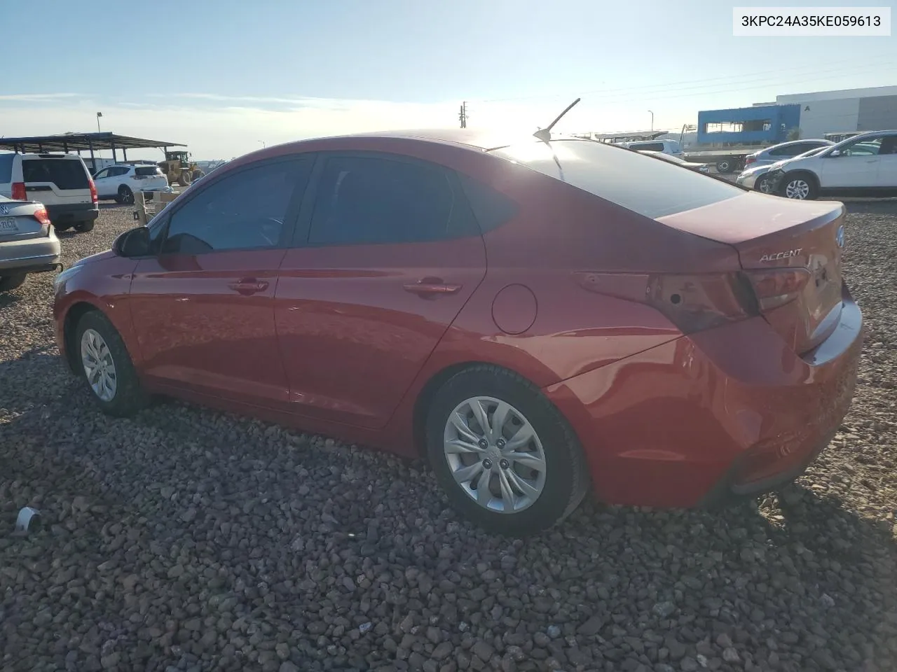 2019 Hyundai Accent Se VIN: 3KPC24A35KE059613 Lot: 45167654