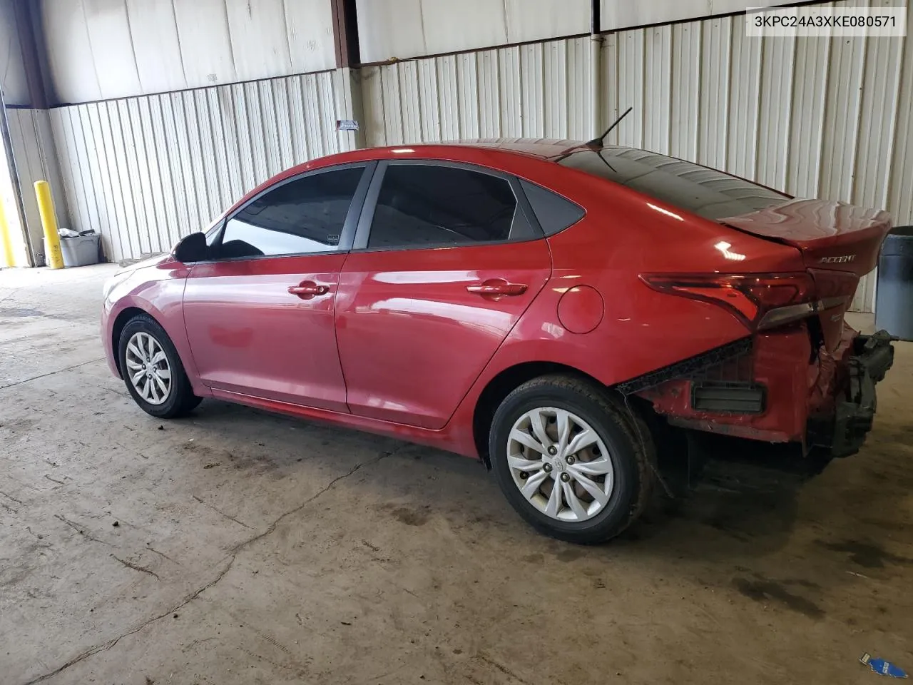 2019 Hyundai Accent Se VIN: 3KPC24A3XKE080571 Lot: 50420404