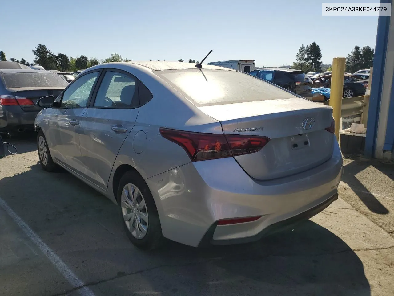 2019 Hyundai Accent Se VIN: 3KPC24A38KE044779 Lot: 52728814