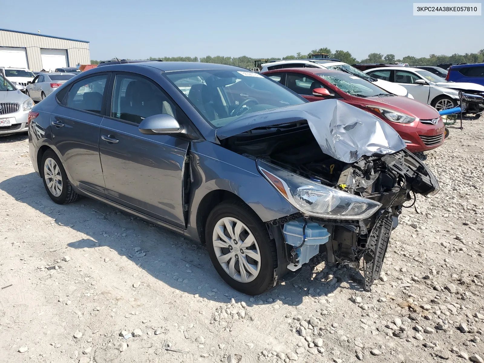 2019 Hyundai Accent Se VIN: 3KPC24A38KE057810 Lot: 66305794