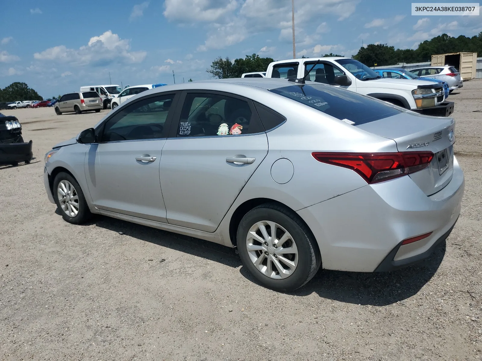 3KPC24A38KE038707 2019 Hyundai Accent Se