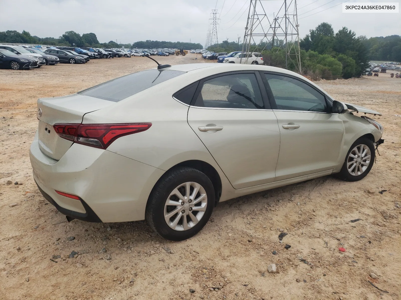 2019 Hyundai Accent Se VIN: 3KPC24A36KE047860 Lot: 67028784