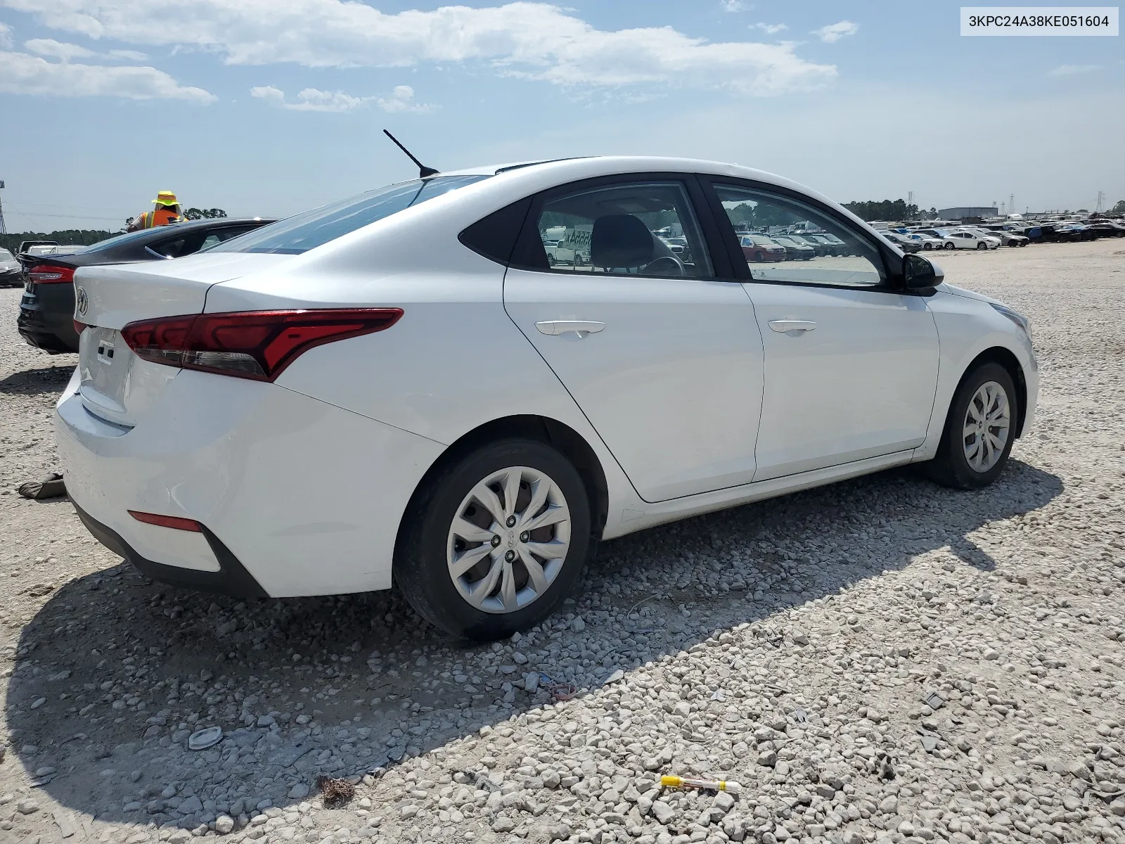 2019 Hyundai Accent Se VIN: 3KPC24A38KE051604 Lot: 67185554