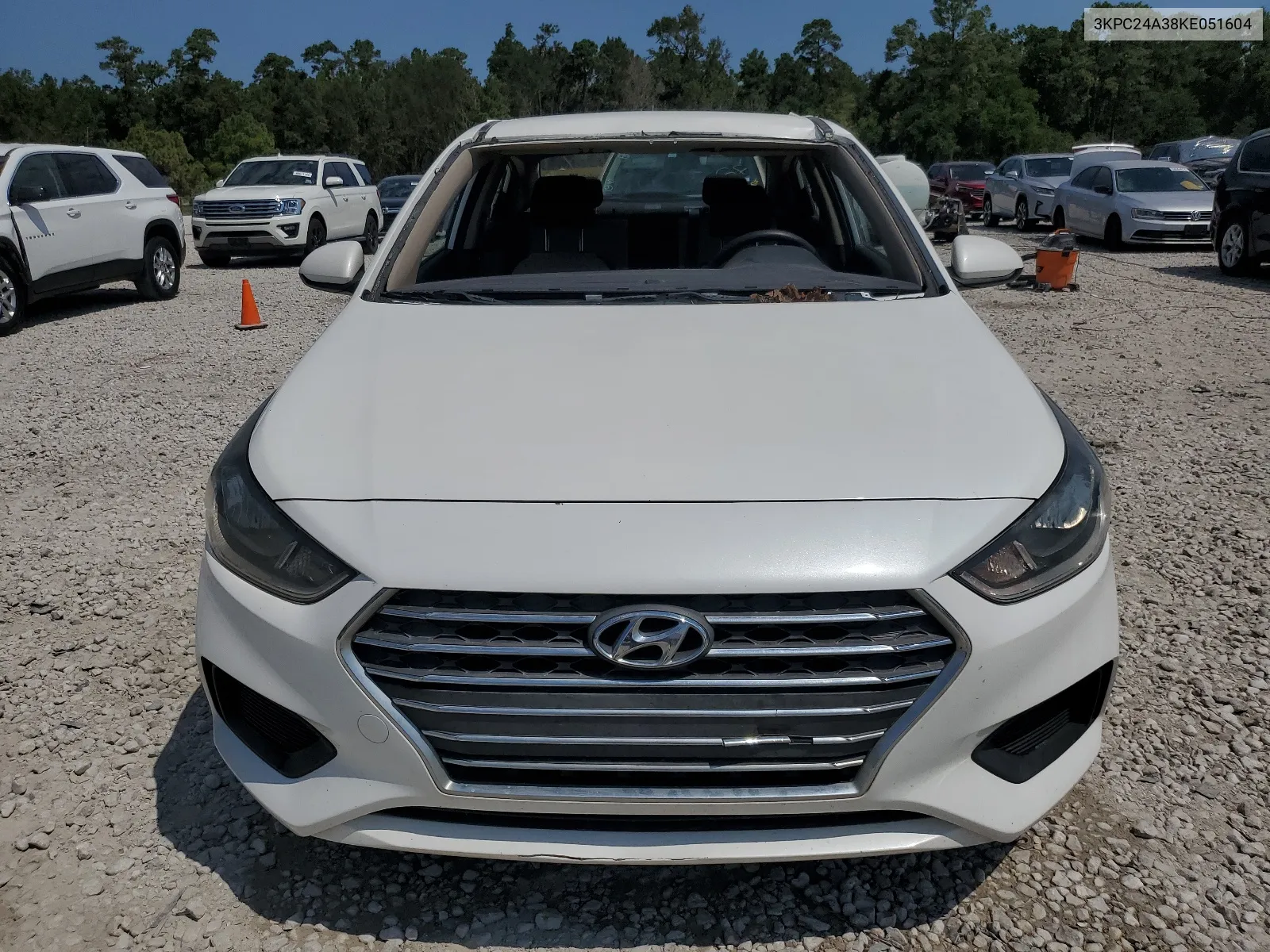 2019 Hyundai Accent Se VIN: 3KPC24A38KE051604 Lot: 67185554