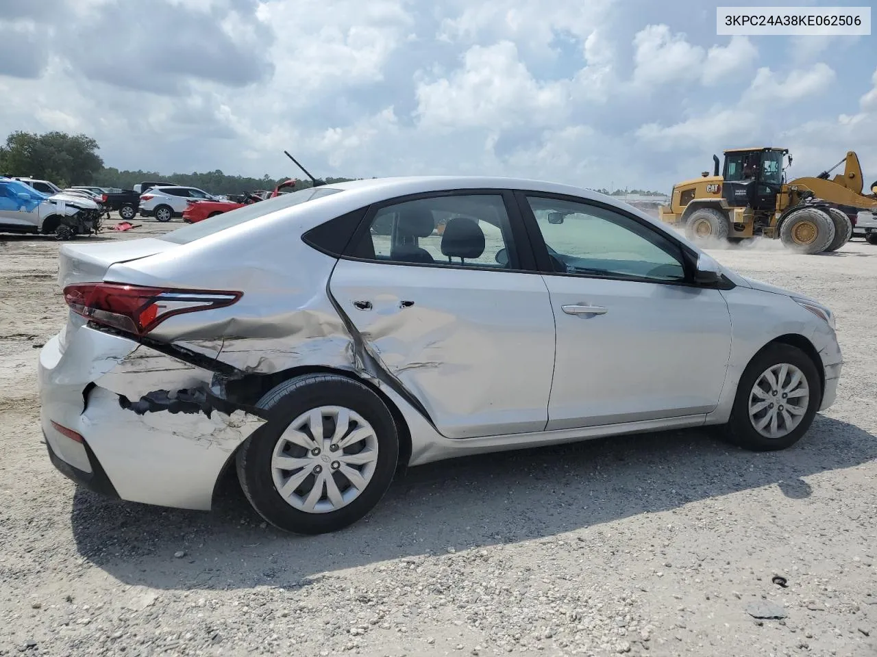 2019 Hyundai Accent Se VIN: 3KPC24A38KE062506 Lot: 67263064