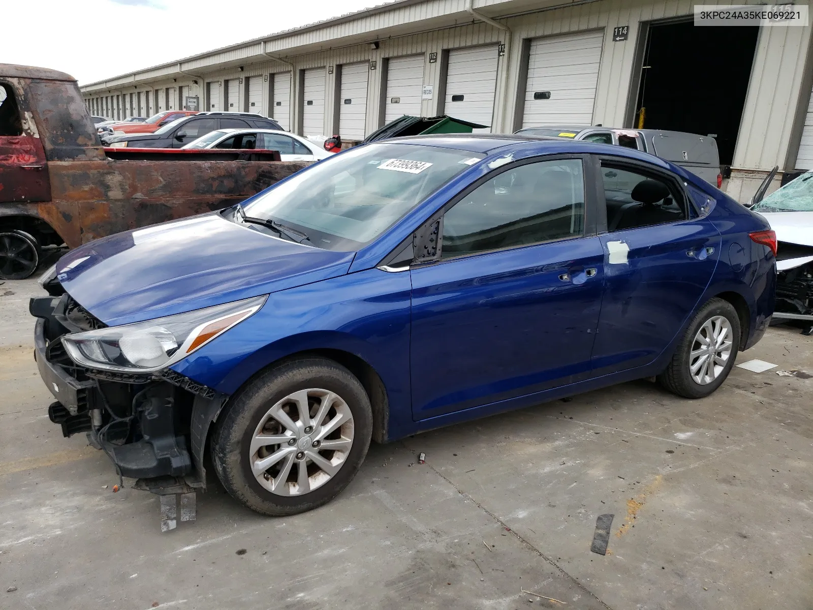 2019 Hyundai Accent Se VIN: 3KPC24A35KE069221 Lot: 67399364