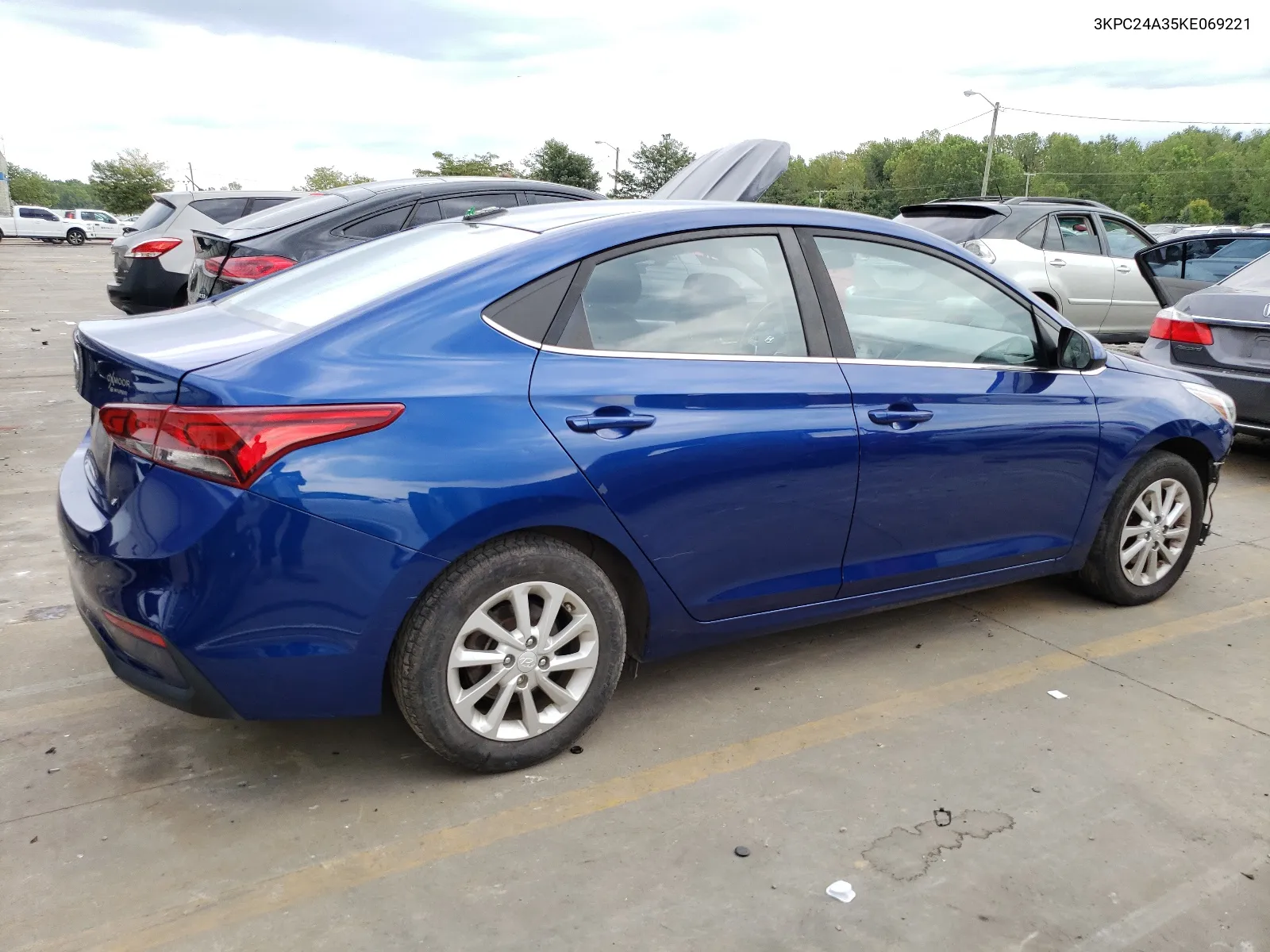 2019 Hyundai Accent Se VIN: 3KPC24A35KE069221 Lot: 67399364