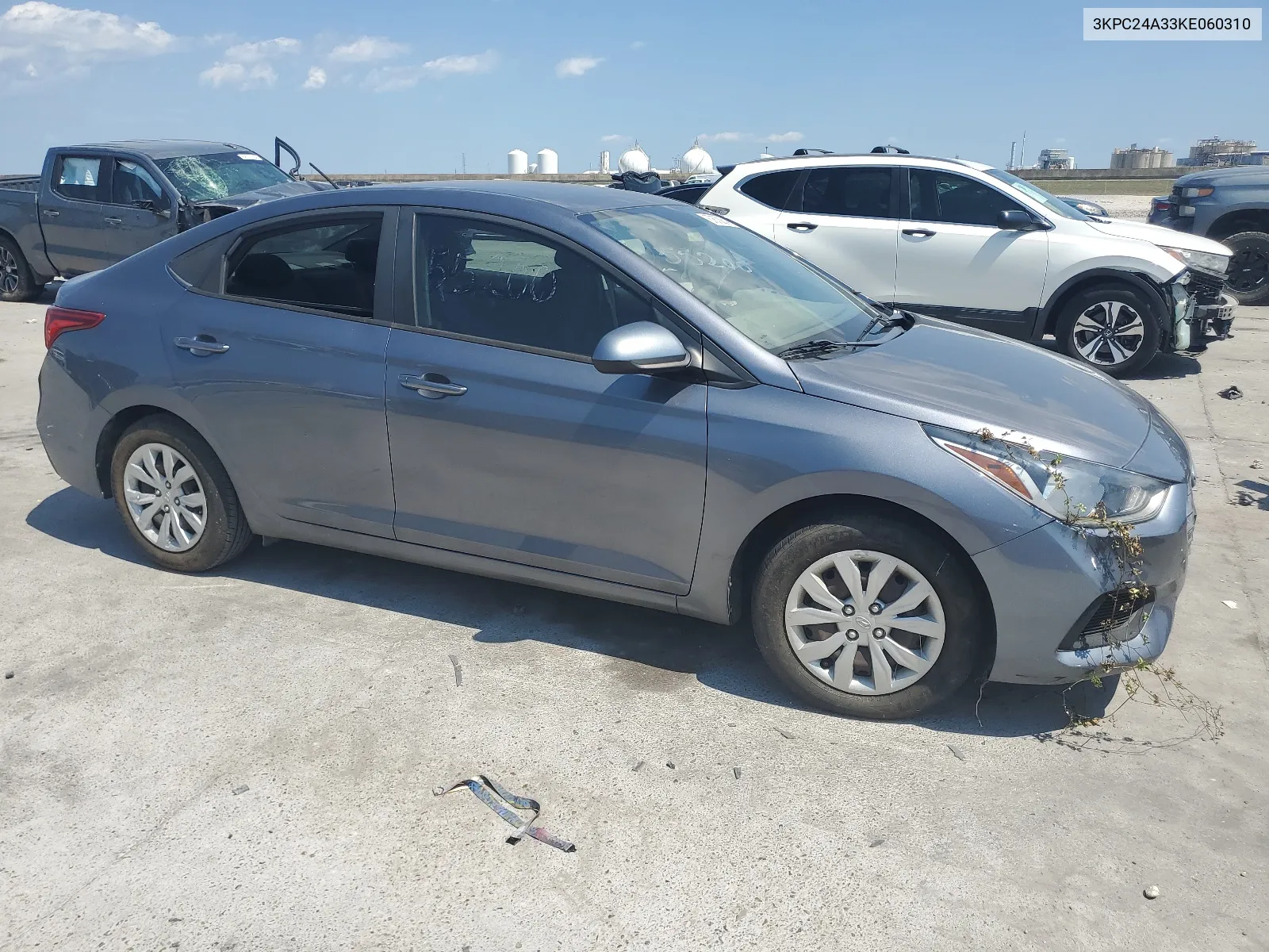 2019 Hyundai Accent Se VIN: 3KPC24A33KE060310 Lot: 67670054