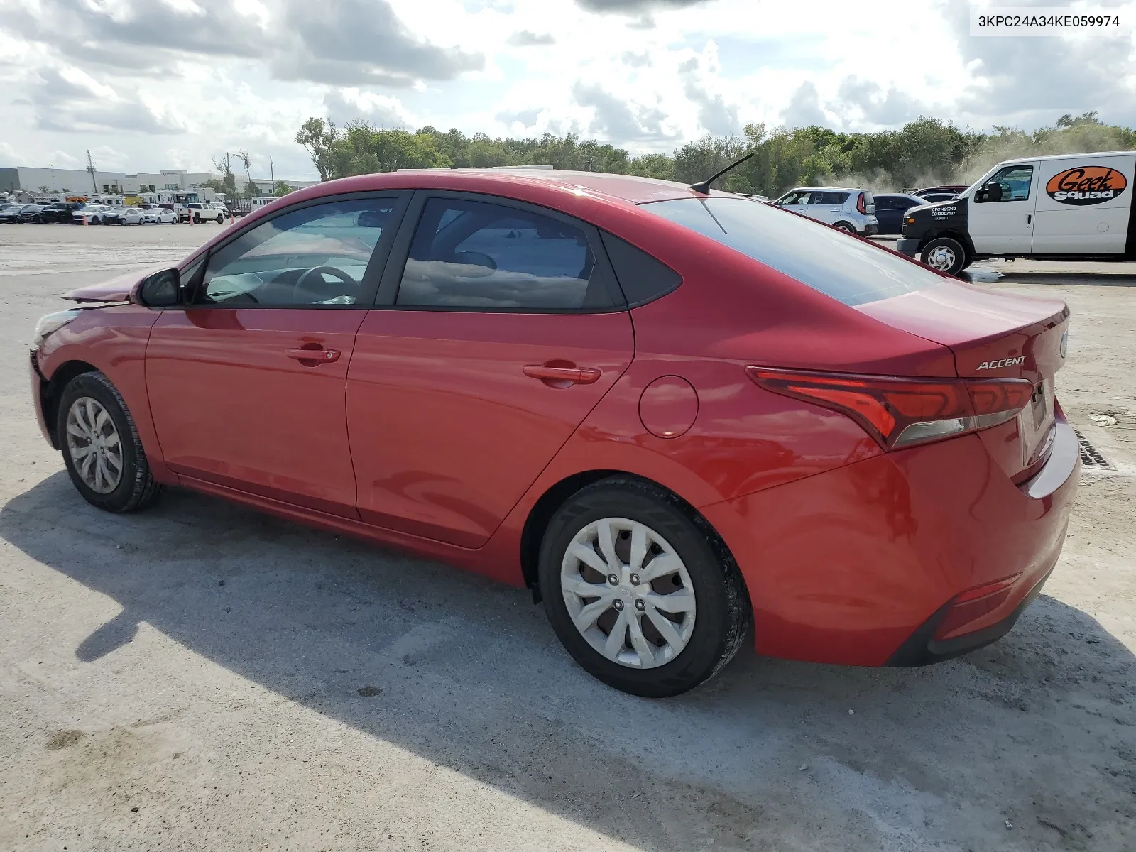 2019 Hyundai Accent Se VIN: 3KPC24A34KE059974 Lot: 67698854