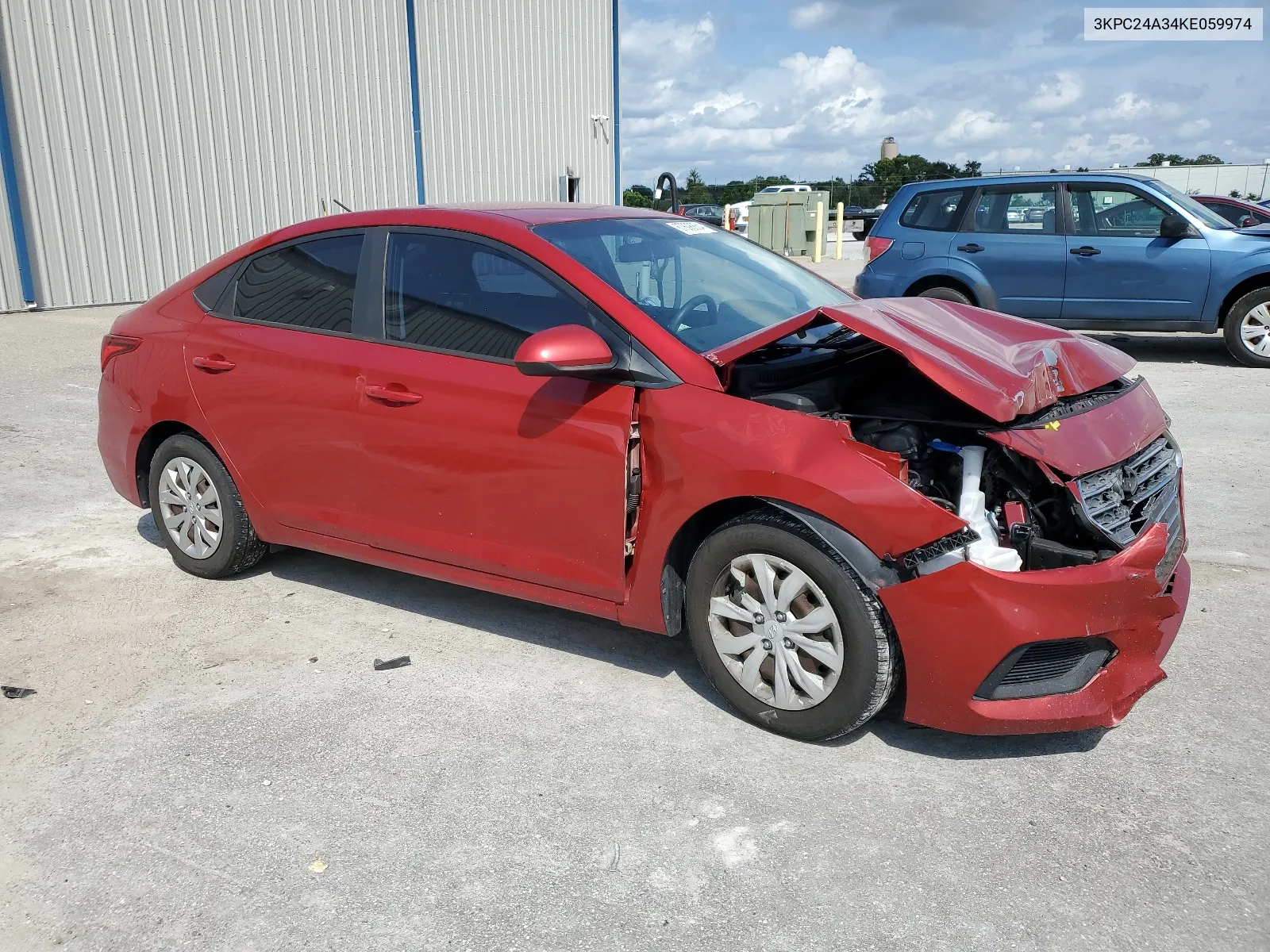 3KPC24A34KE059974 2019 Hyundai Accent Se