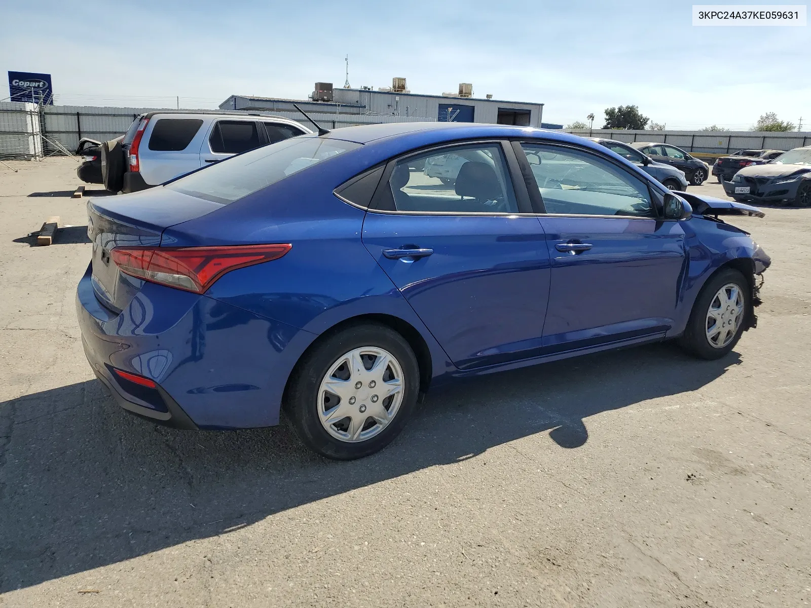 2019 Hyundai Accent Se VIN: 3KPC24A37KE059631 Lot: 68152304