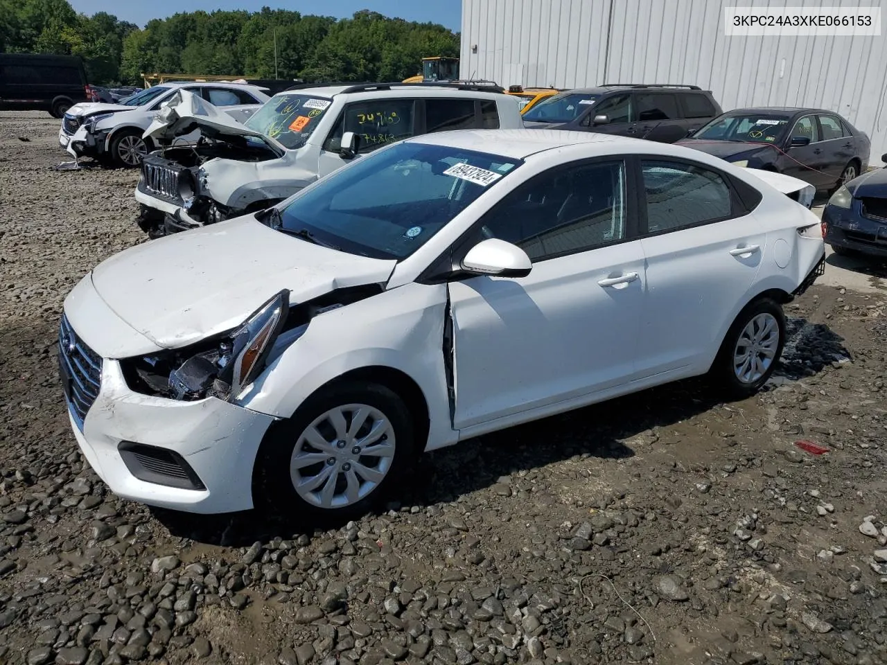 2019 Hyundai Accent Se VIN: 3KPC24A3XKE066153 Lot: 69437924