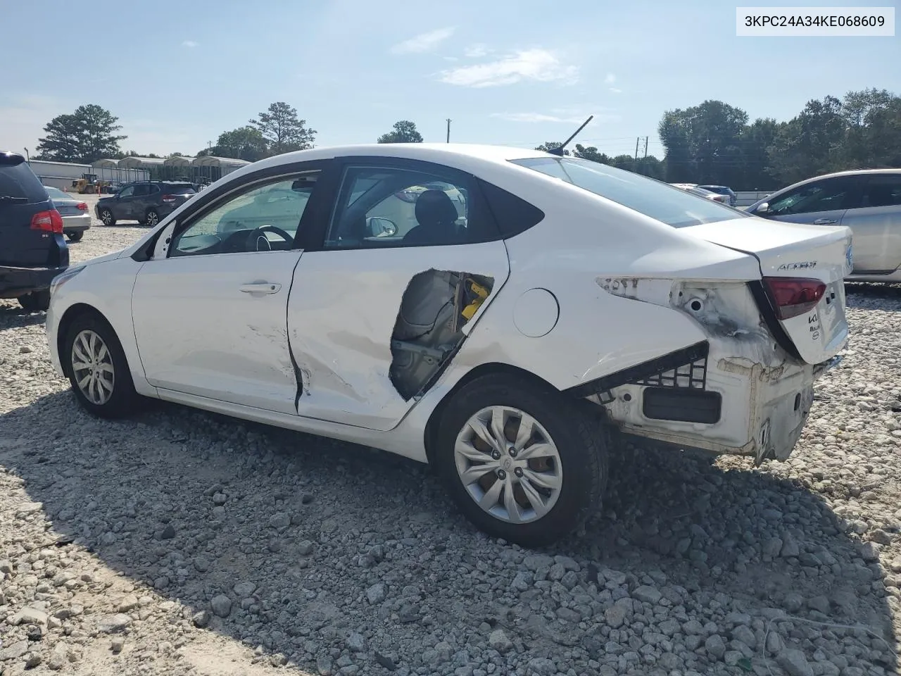 3KPC24A34KE068609 2019 Hyundai Accent Se