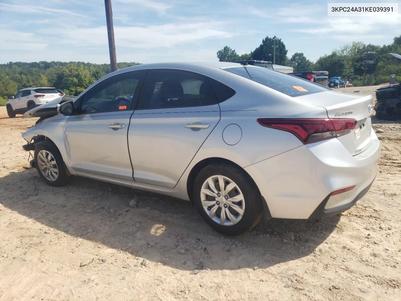 2019 Hyundai Accent Se VIN: 3KPC24A31KE039391 Lot: 70097764