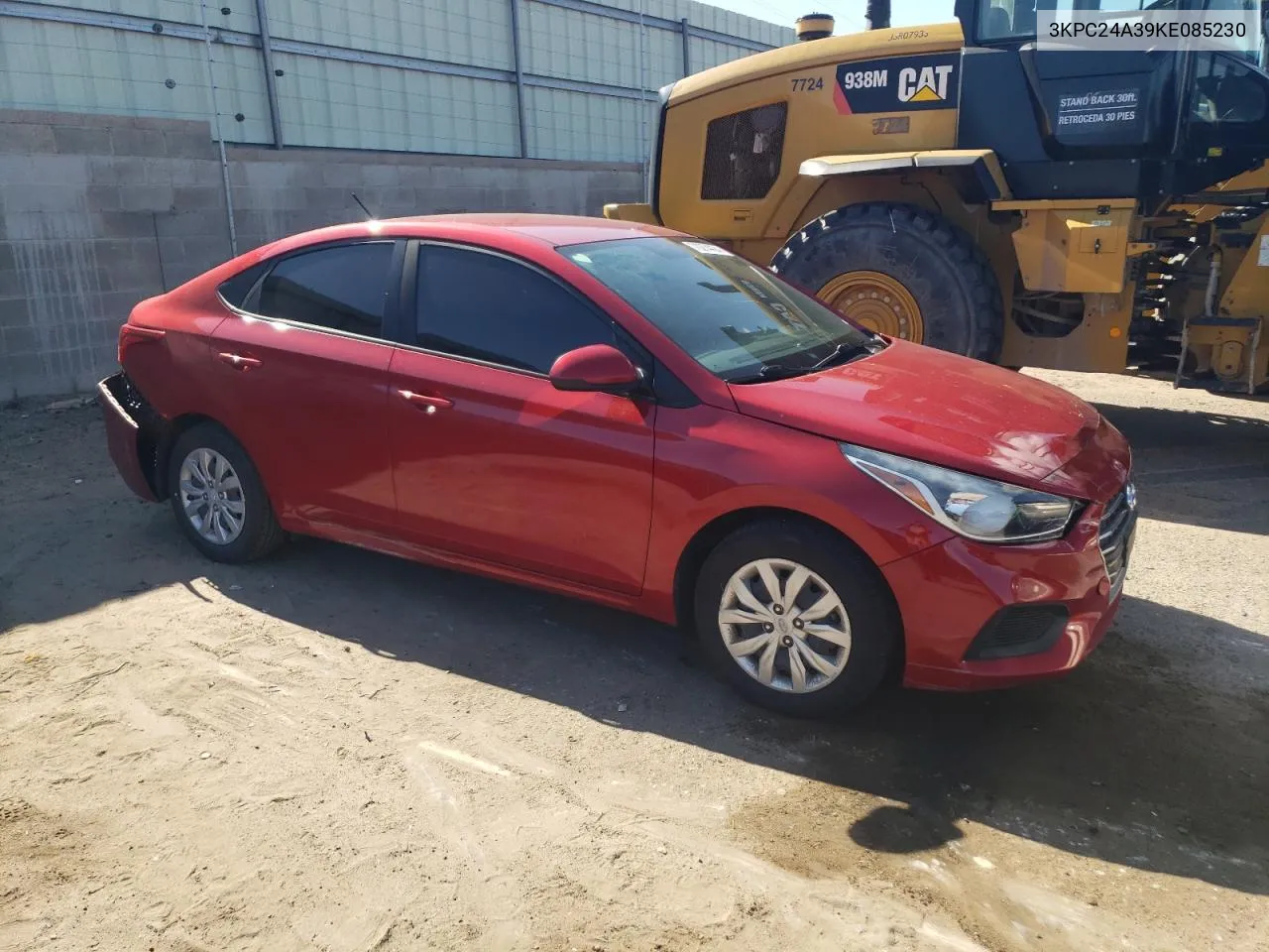 2019 Hyundai Accent Se VIN: 3KPC24A39KE085230 Lot: 70274424